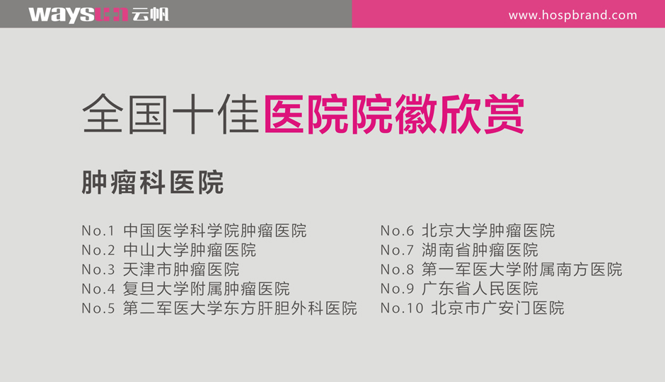 肿瘤医院院徽设计 肿瘤医院VI设计 肿瘤医院标识标牌设计制作 肿瘤医院导视系统设计制作 肿瘤医院标识系统设计制作