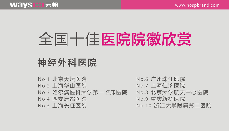 神经外科医院院徽设计 神经外科医院VI设计 神经外科医院标识标牌设计制作 神经外科医院导视系统设计制作 神经外科医院标识系统设计制作